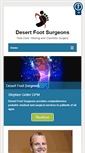 Mobile Screenshot of desertfootsurgeons.com